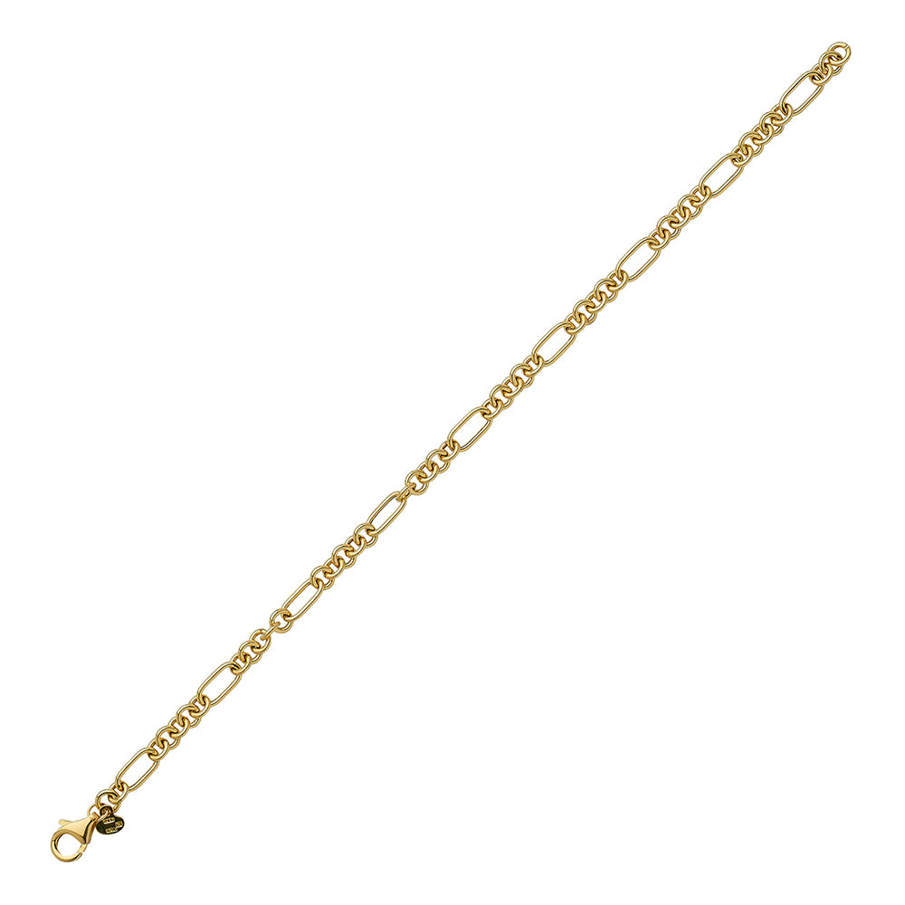 14KT YELLOW GOLD ROUND FIGARO 4.5MM