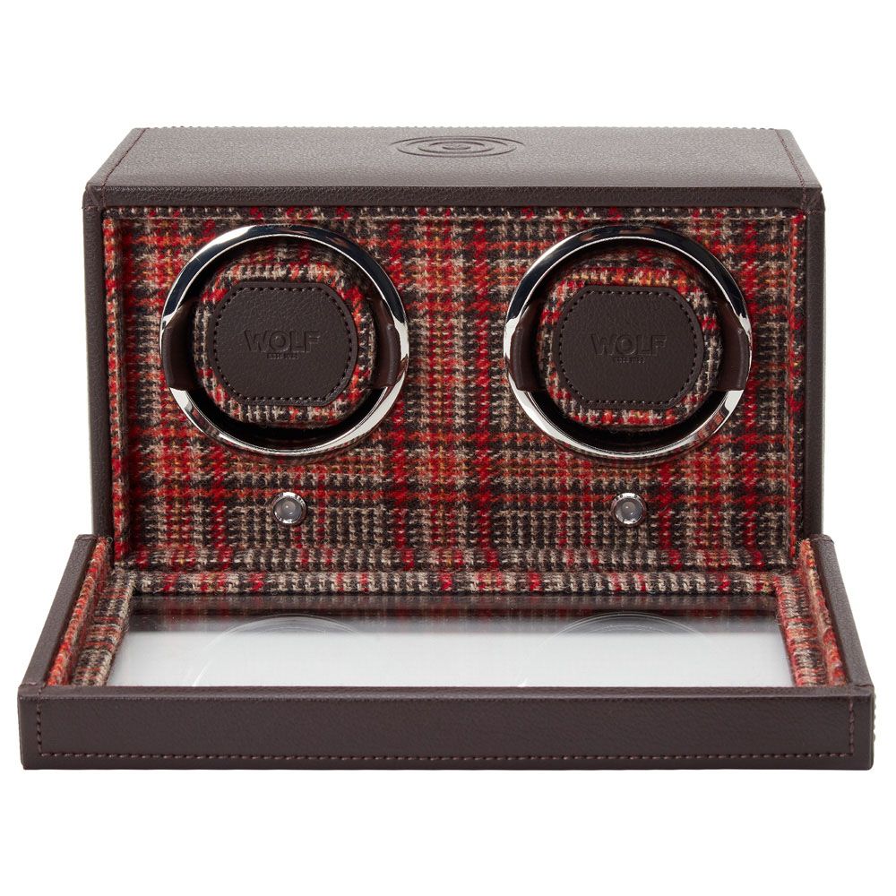 Wolf | WM Brown Double Watch Winder