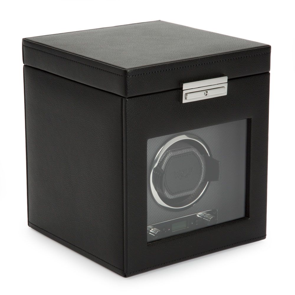 Wolf | VICEROY SINGLE WATCH WINDER WITH STORAGE