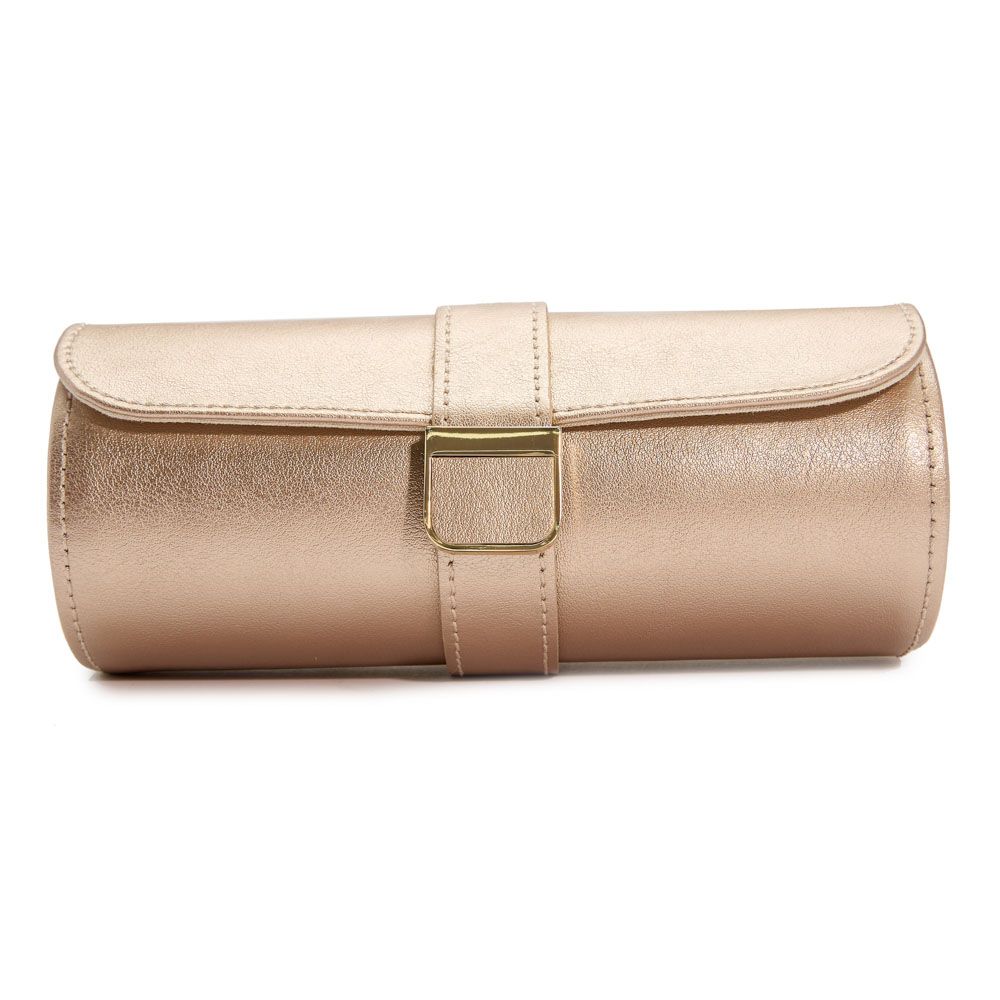 Wolf | PALERMO DOUBLE WATCH ROLL WITH JEWELRY POUCH