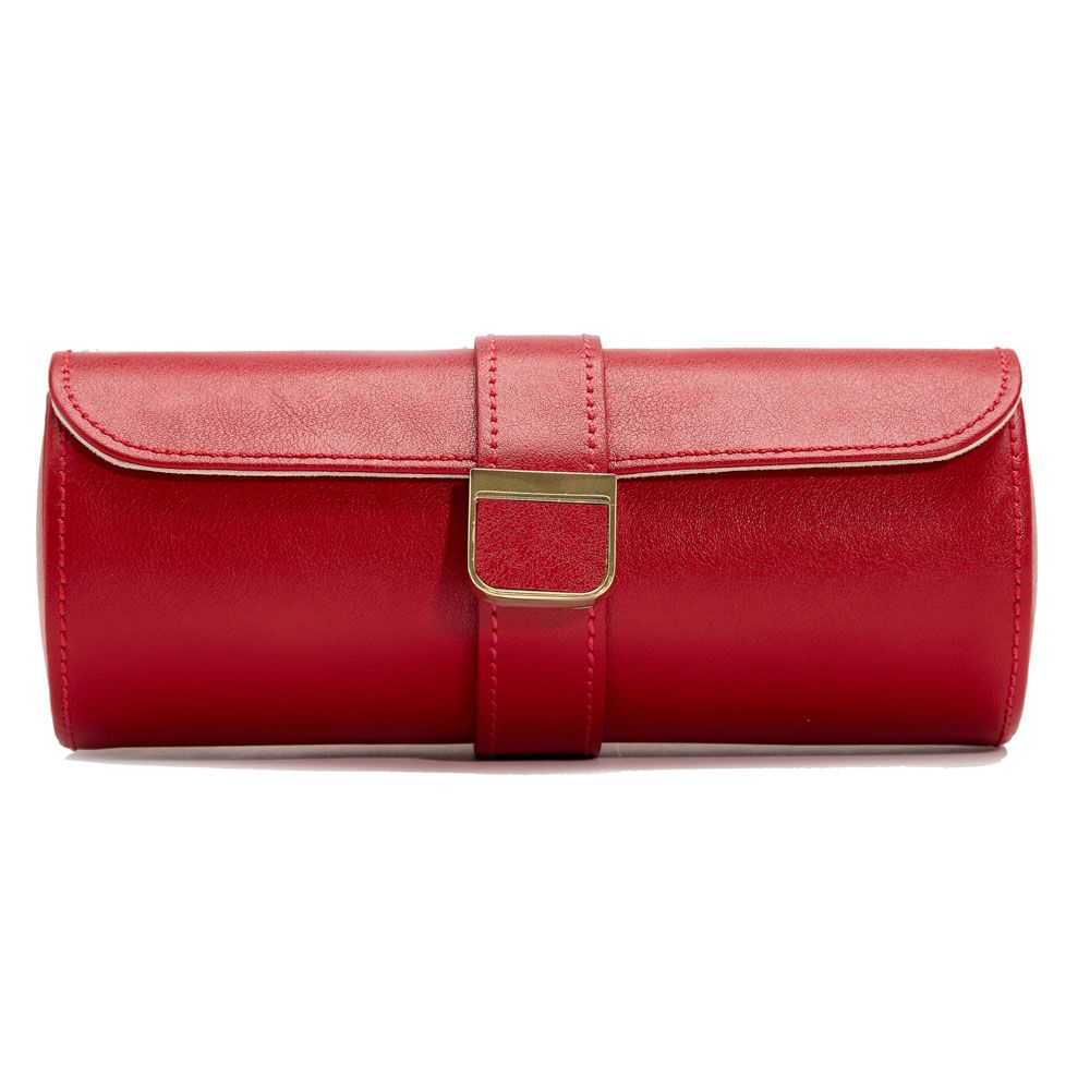 Wolf | PALERMO DOUBLE WATCH ROLL WITH JEWELRY POUCH