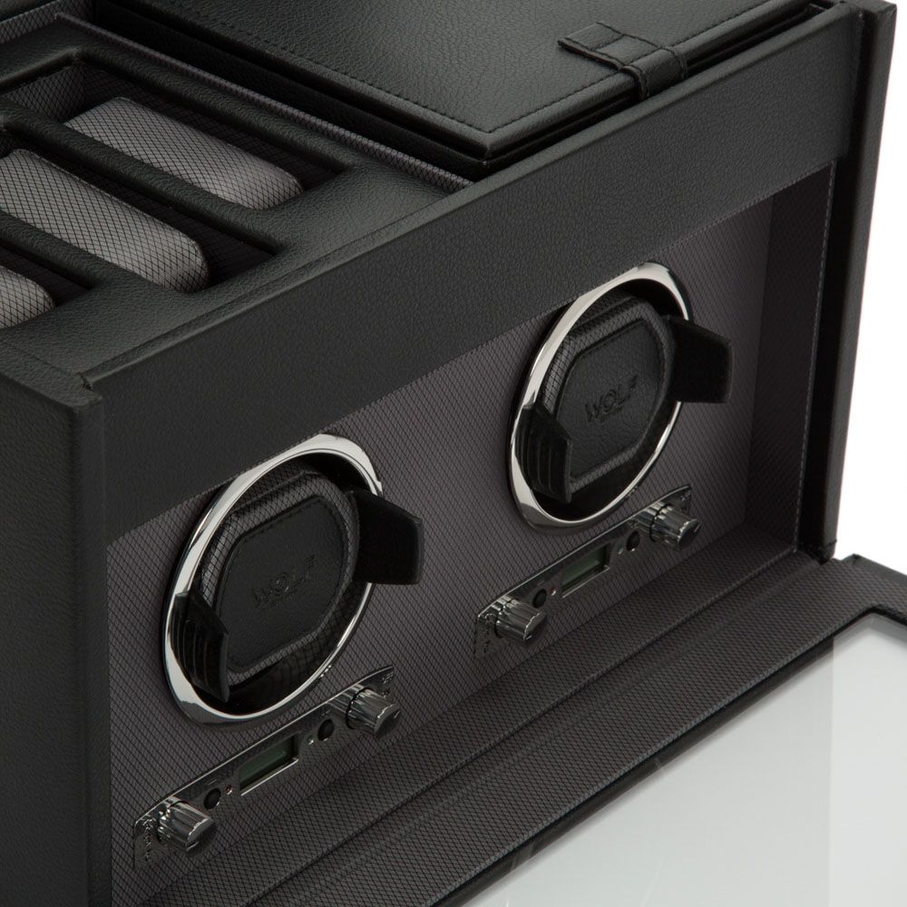 Wolf | Viceroy Double Watch Winder With Storage