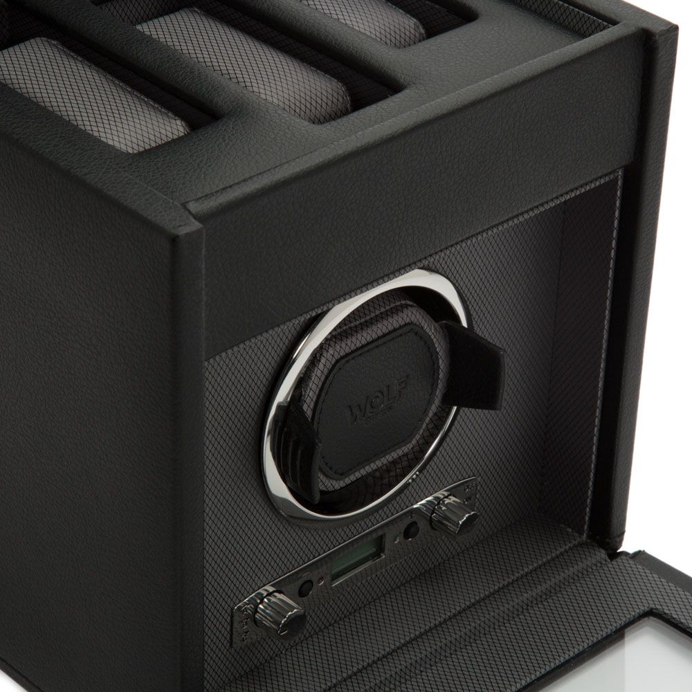 Wolf | VICEROY SINGLE WATCH WINDER WITH STORAGE