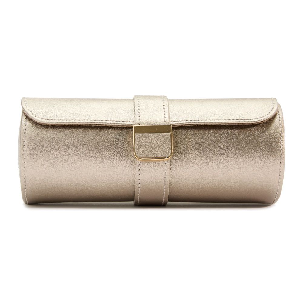 Wolf | PALERMO DOUBLE WATCH ROLL WITH JEWELRY POUCH