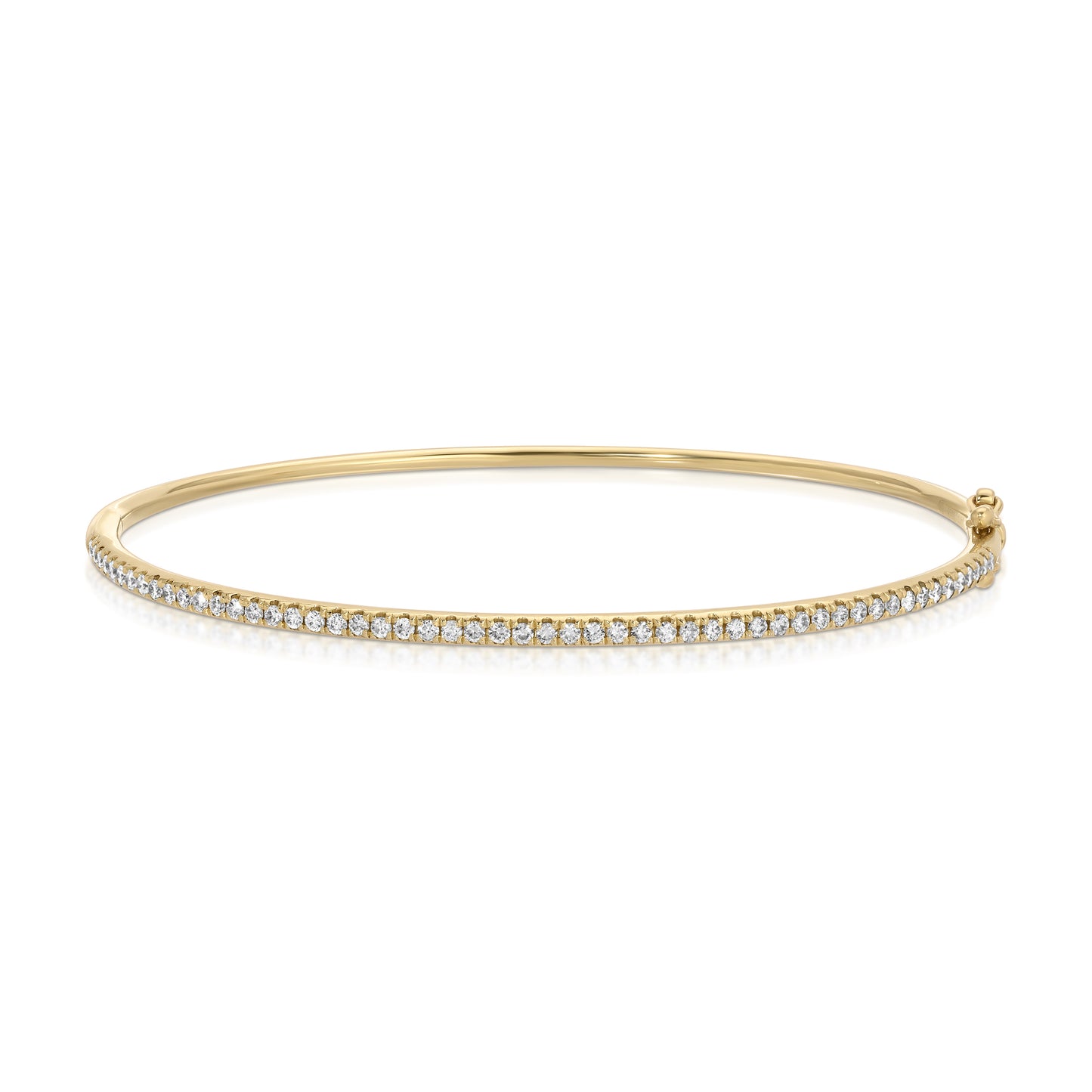 18KT Gold 0.57 Diamond Bangle