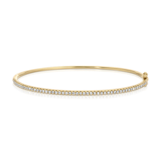 18KT Gold 0.57 Diamond Bangle
