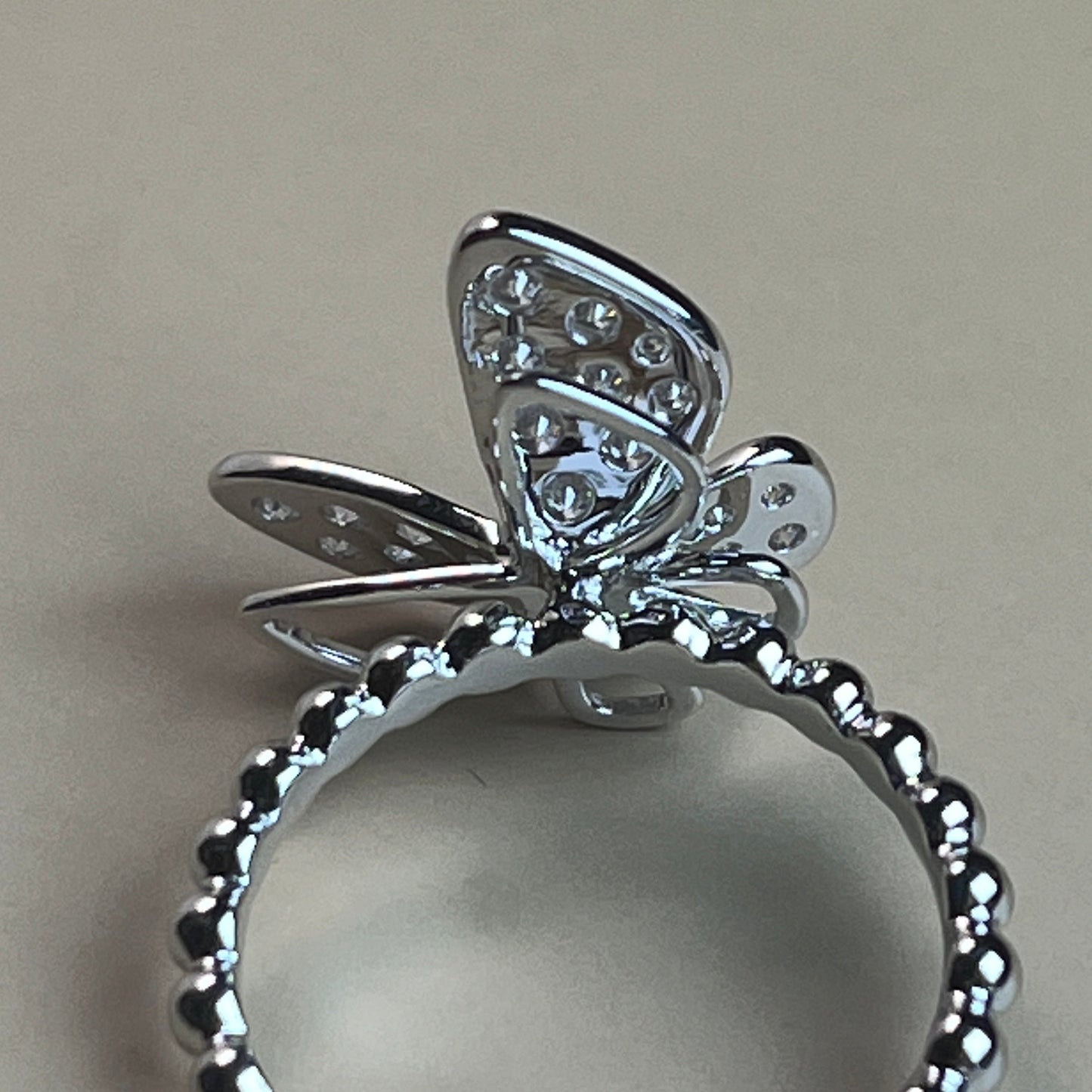 Butterfly Bubble Diamond Ring