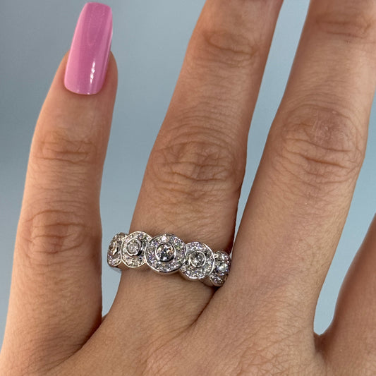 18KT Gold Diamond Band