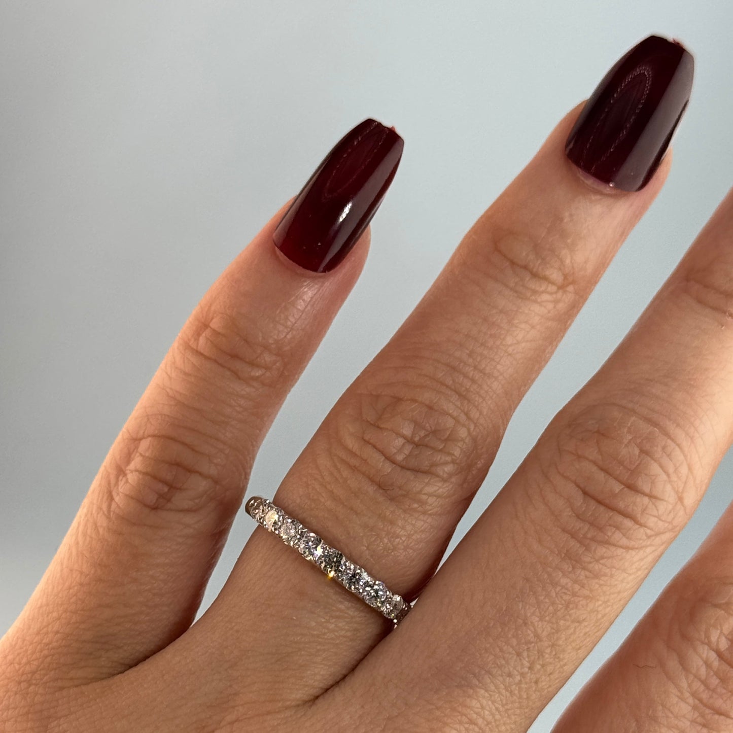 14KT Gold Lab Diamond Band