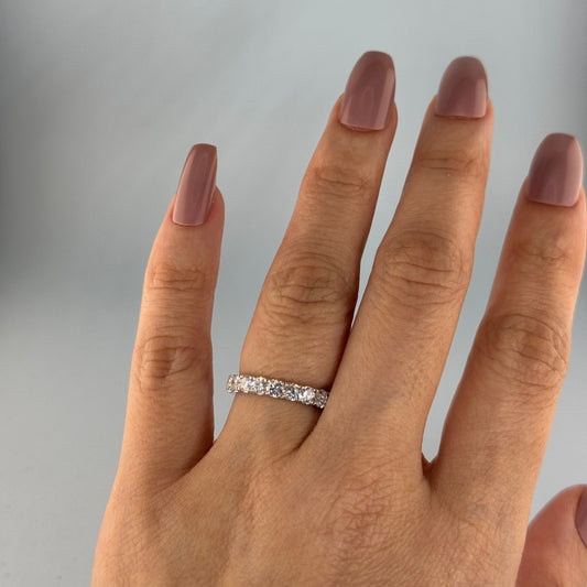 14KT Gold Lab Diamond Band