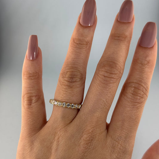 14KT Gold Lab Diamond Band