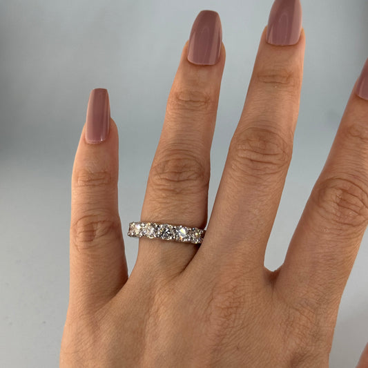 14KT Gold Lab Diamond Eternity Band