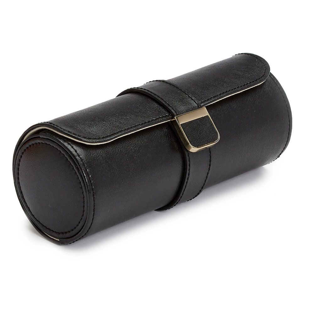 Wolf | PALERMO DOUBLE WATCH ROLL WITH JEWELRY POUCH