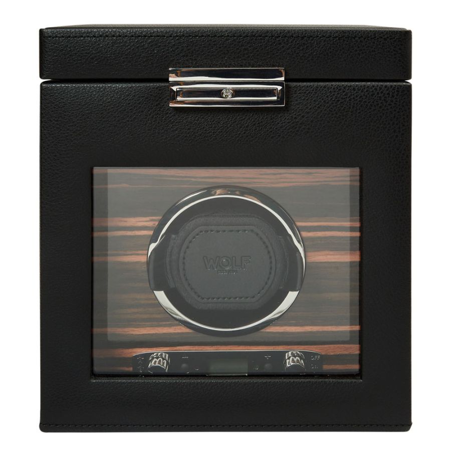 Wolf | Roadster Single Watch Winder With Storage