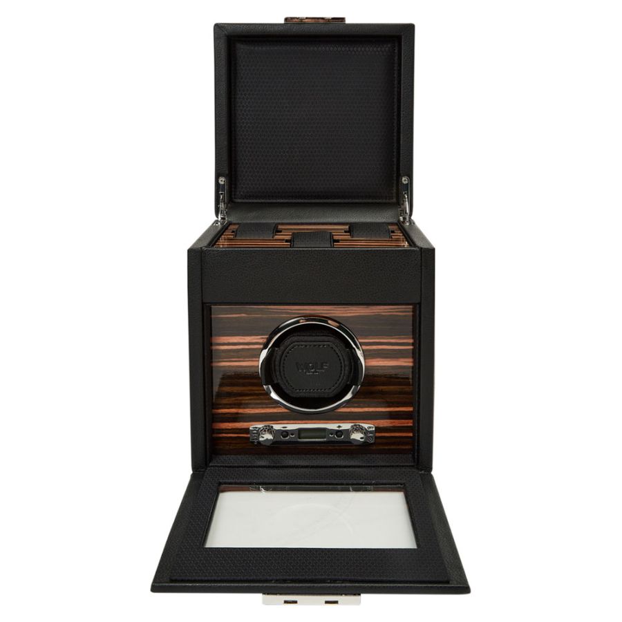 Wolf | Roadster Single Watch Winder With Storage