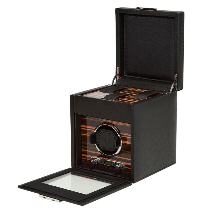 Wolf | Roadster Single Watch Winder With Storage