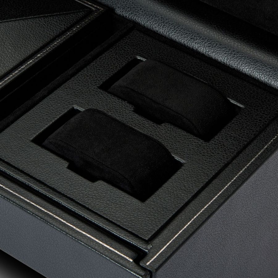 Wolf | British Racing Triple Watch Winder With Storage