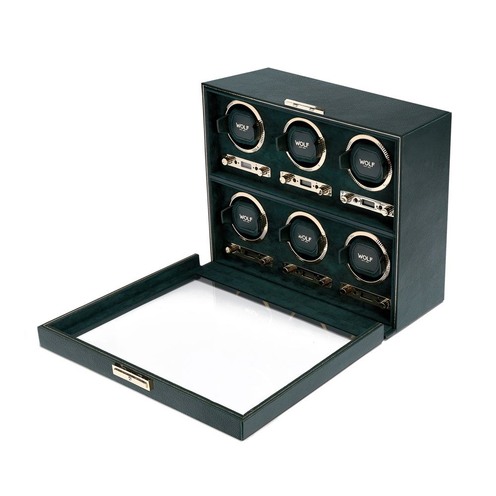 Wolf | British Racing 6 Piece Watch Winder