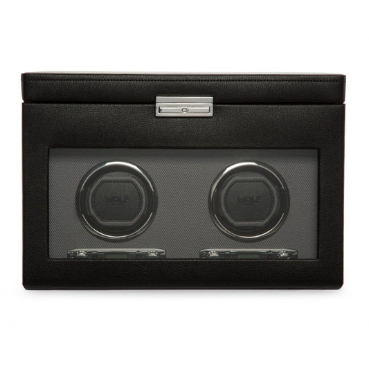 Wolf | Viceroy Double Watch Winder With Storage