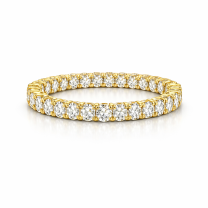 14KT Gold Lab Diamond Eternity Band