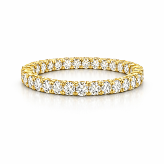 14KT Gold Lab Diamond Eternity Band