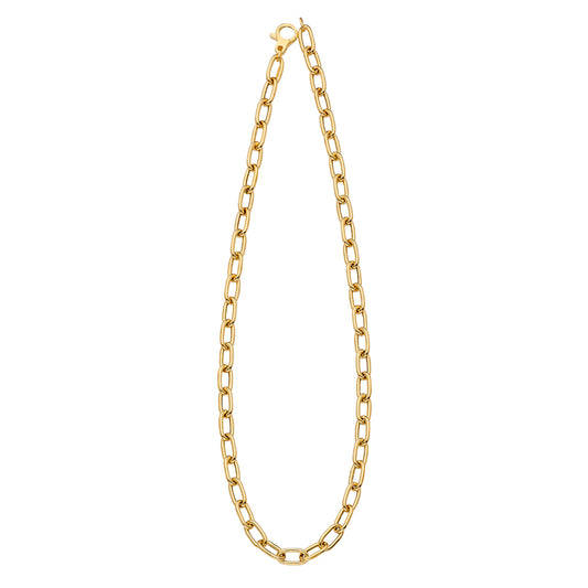 14KT YELLOW GOLD MEDIUM OVAL LINK 6.3MM