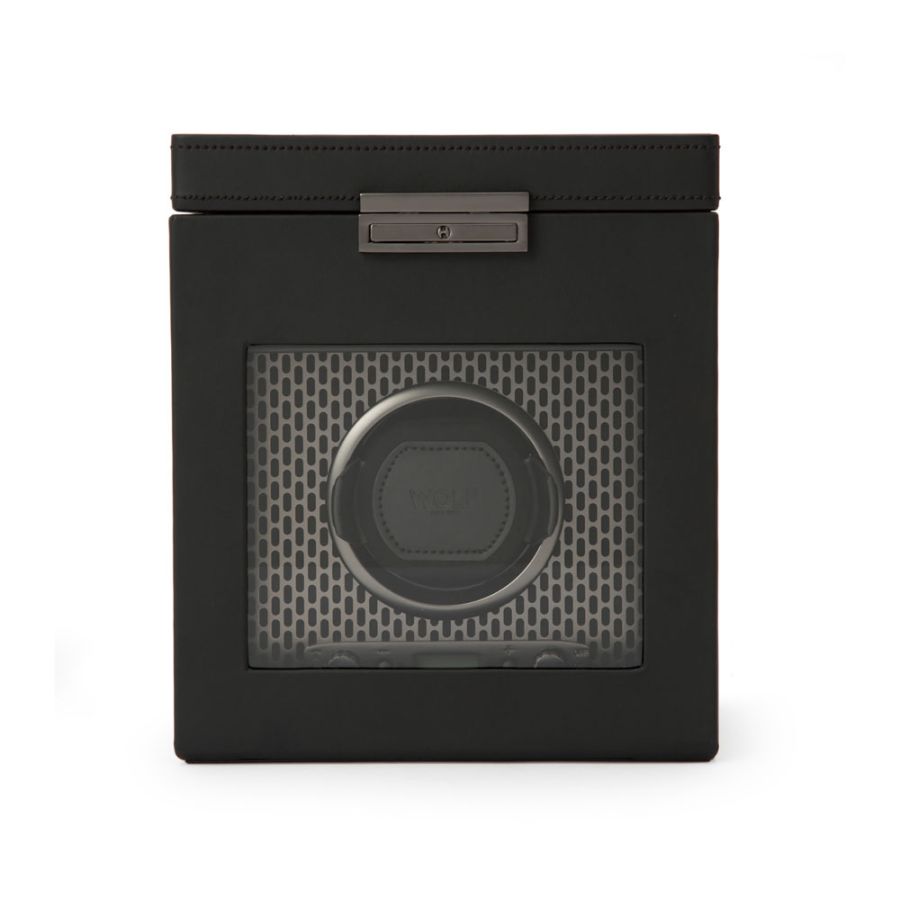 Wolf | Axis Single Watch Winder With Storage