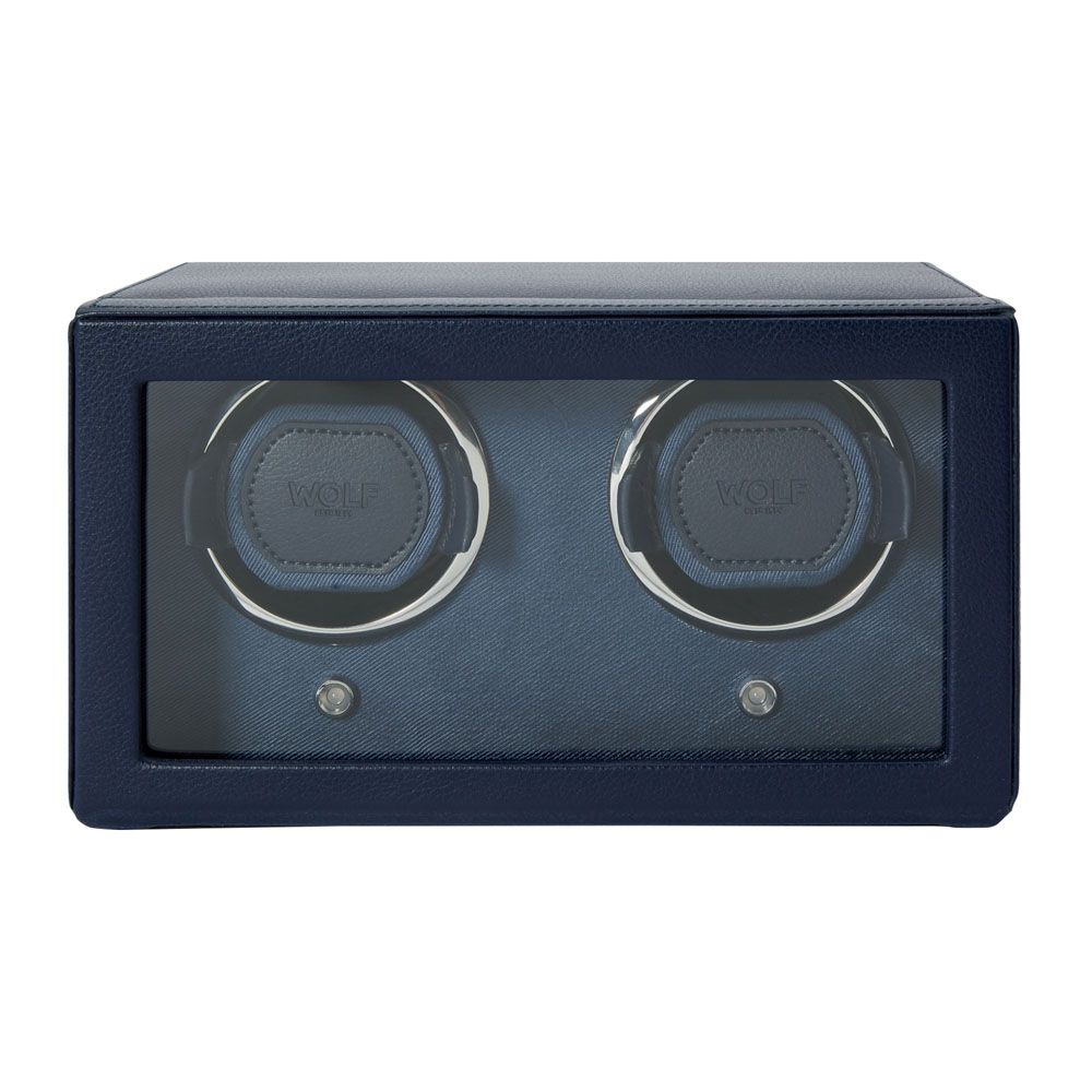 Wolf | Cub Double Watch Winder With Cover