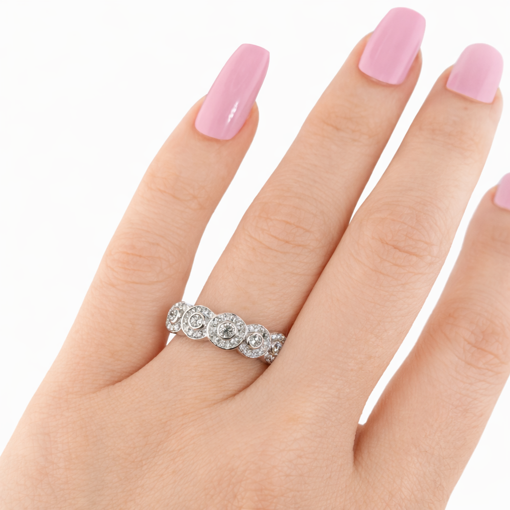 14KT Gold Diamond Band