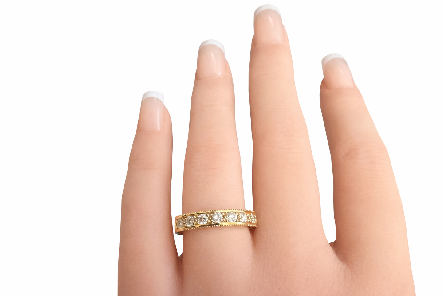 14KT Gold Diamond Band