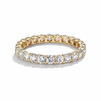 14KT Gold Lab Diamond Eternity Band