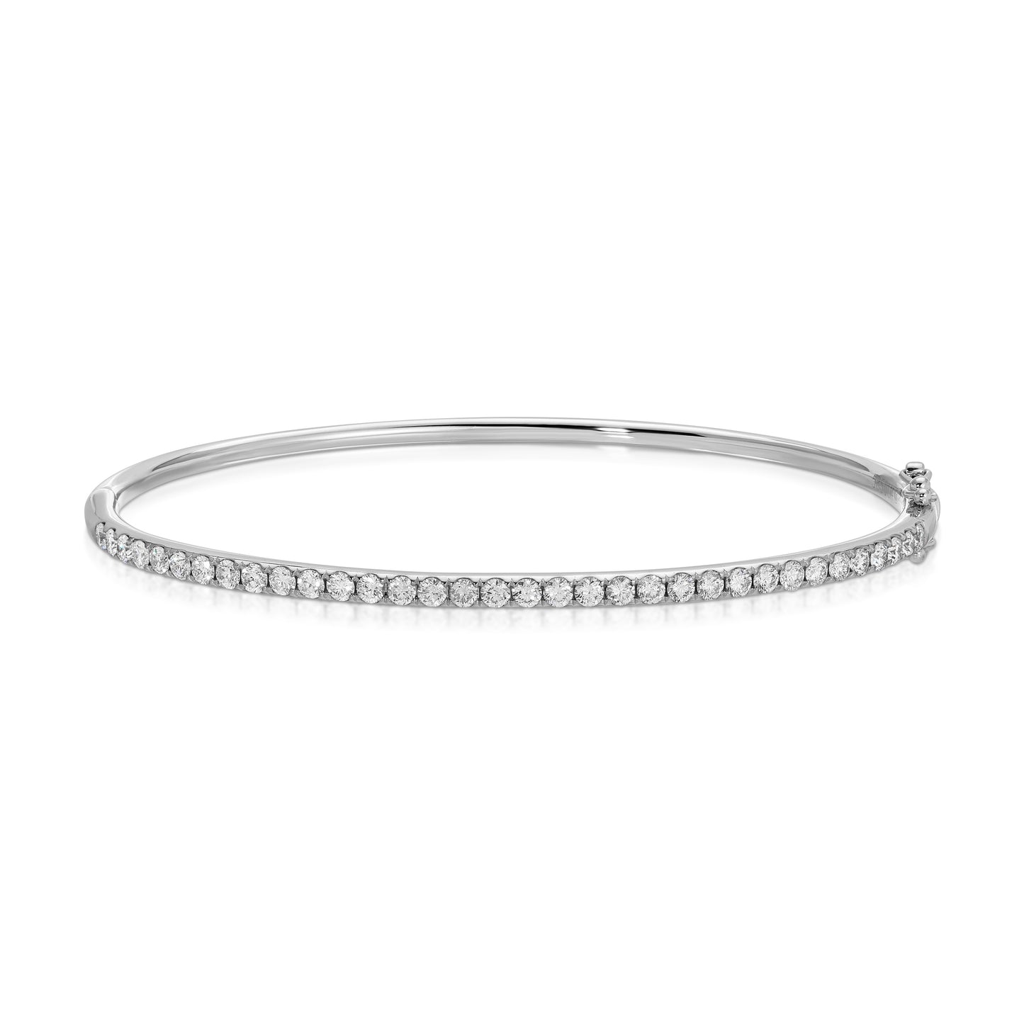 14KT Gold 1.29ct. Diamonds Bangle