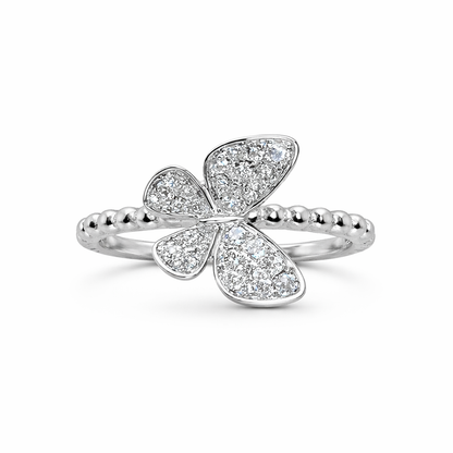 Butterfly Bubble Diamond Ring
