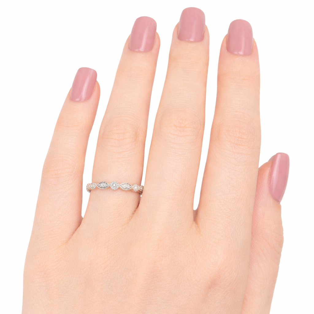 14KT Gold Diamond Band