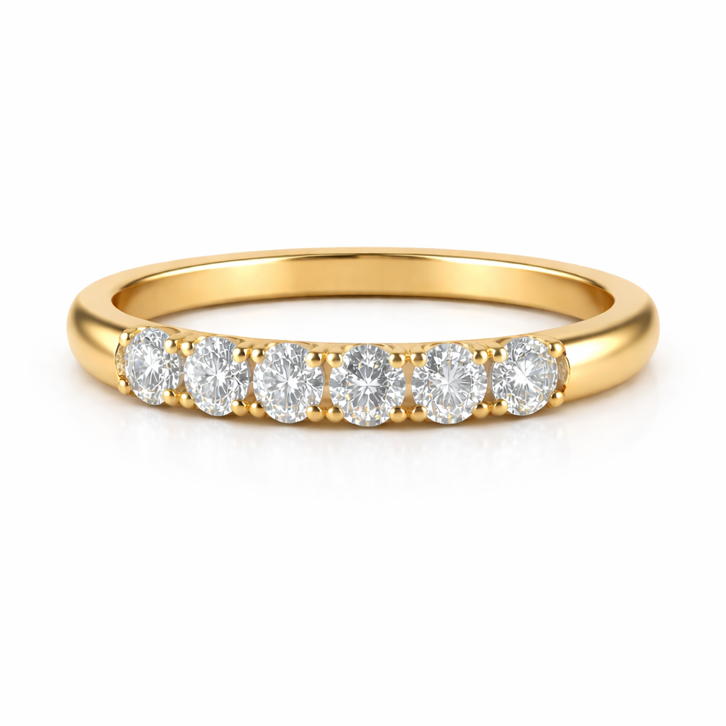 14KT Gold Lab Diamond Band
