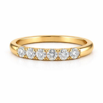 14KT Gold Lab Diamond Band