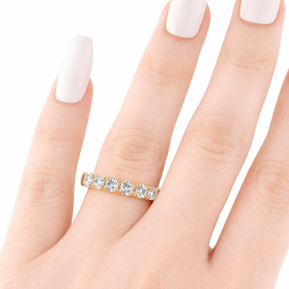 14KT Gold Lab Diamond Band