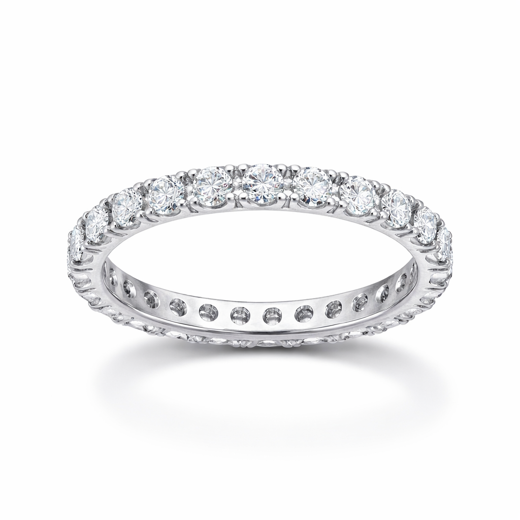 14KT Gold Lab Diamond Eternity Band