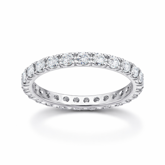 14KT Gold Lab Diamond Eternity Band