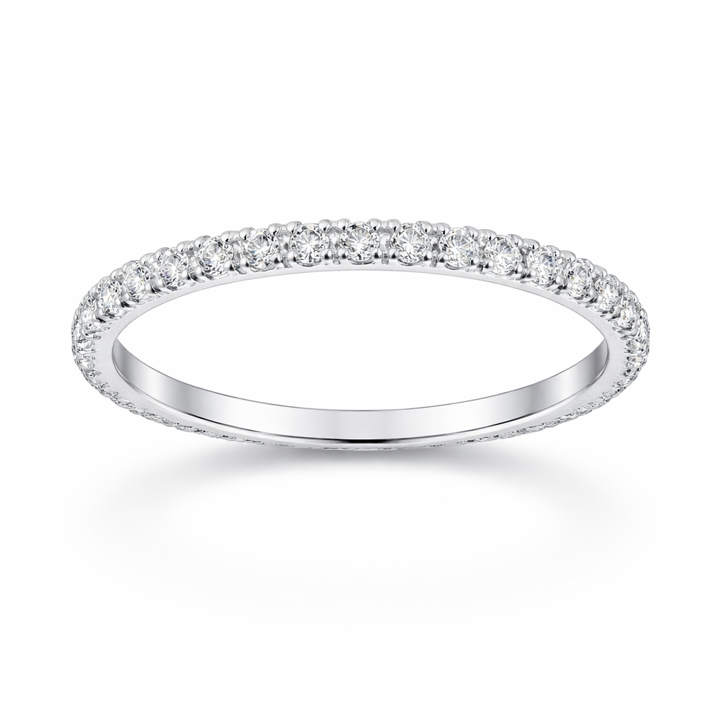 14KT Gold Diamond Eternity Band