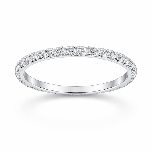 14KT Gold Diamond Eternity Band