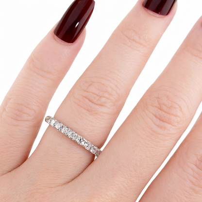 14KT Gold Lab Diamond Band