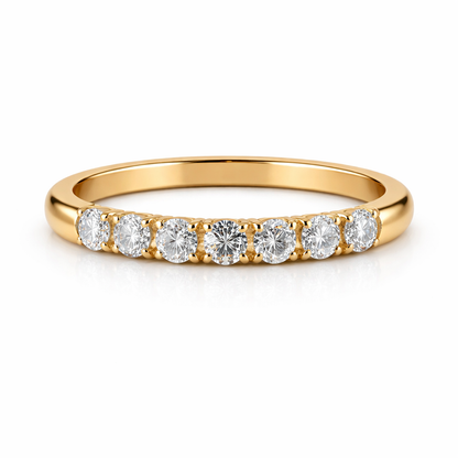 14KT Gold Lab Diamond Band