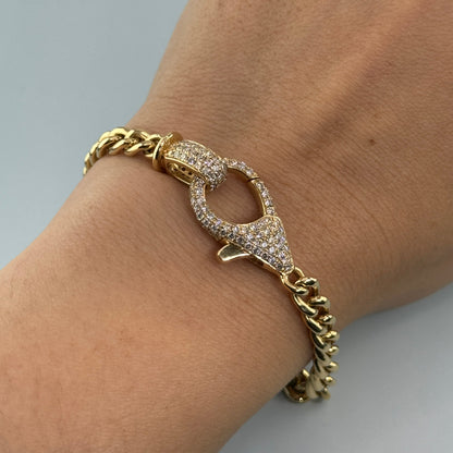 14KT Yellow Gold Diamond Bracelet