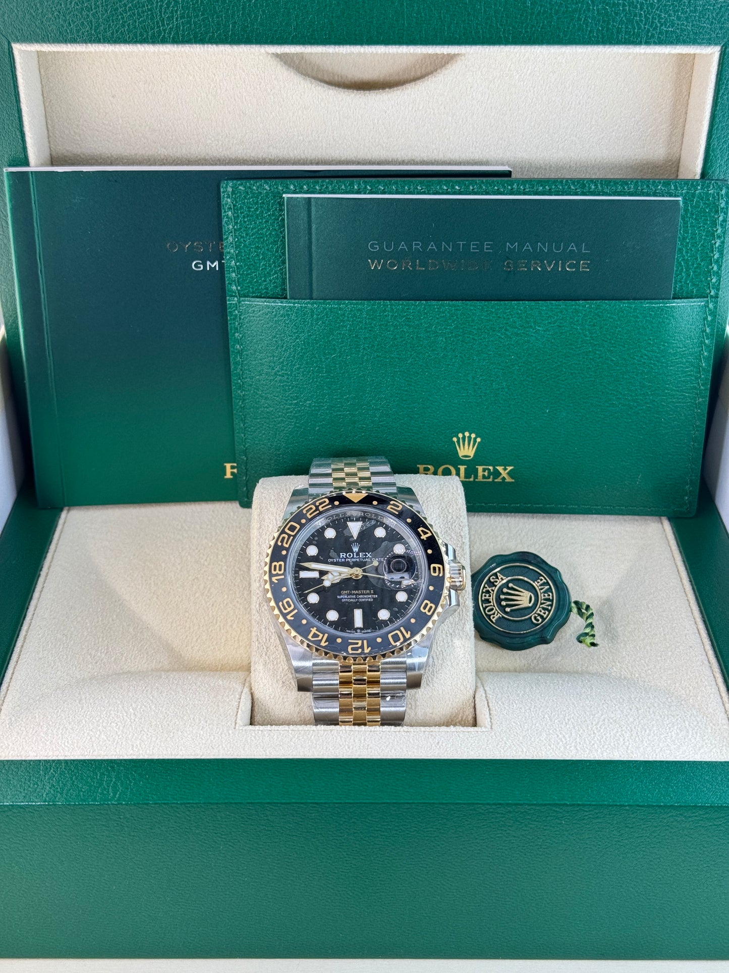 2024 Rolex GMT-Master II Two-Tone with Black Dial and Jubilee Bracelet