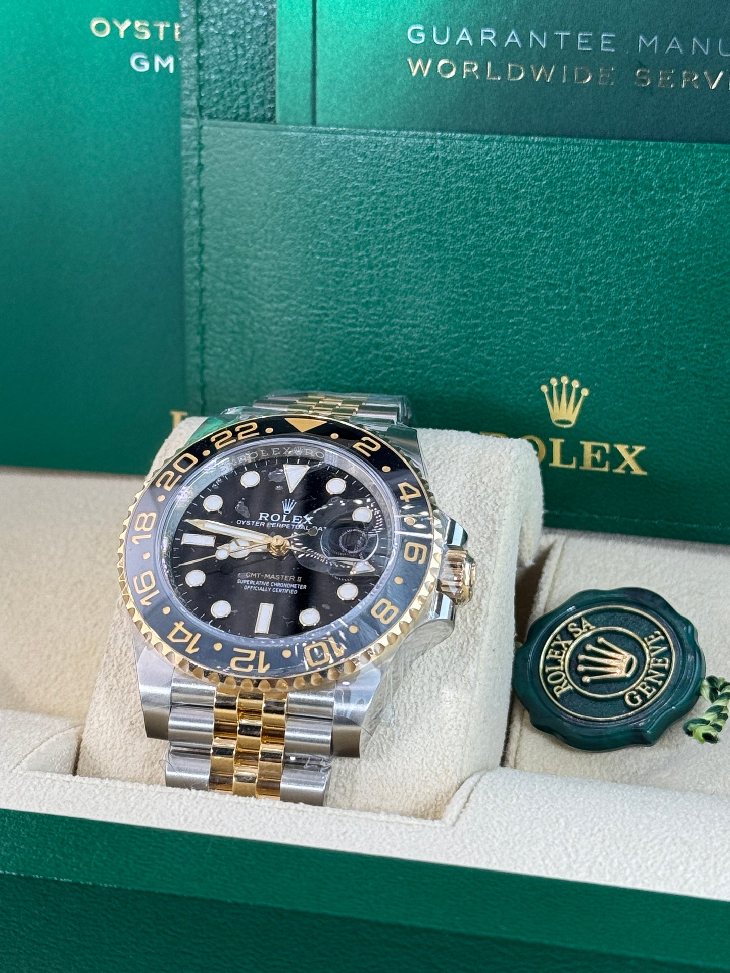 2024 Rolex GMT-Master II Two-Tone with Black Dial and Jubilee Bracelet