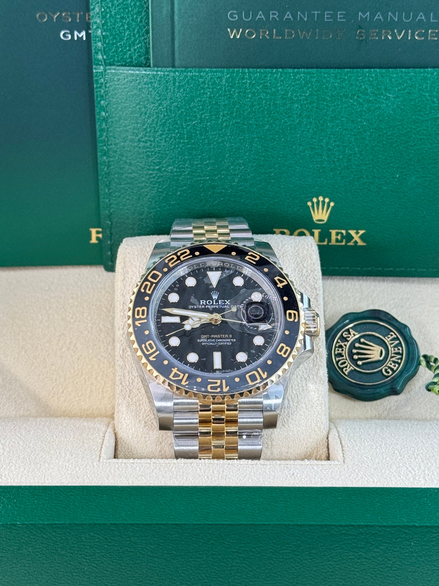 2024 Rolex GMT-Master II Two-Tone with Black Dial and Jubilee Bracelet