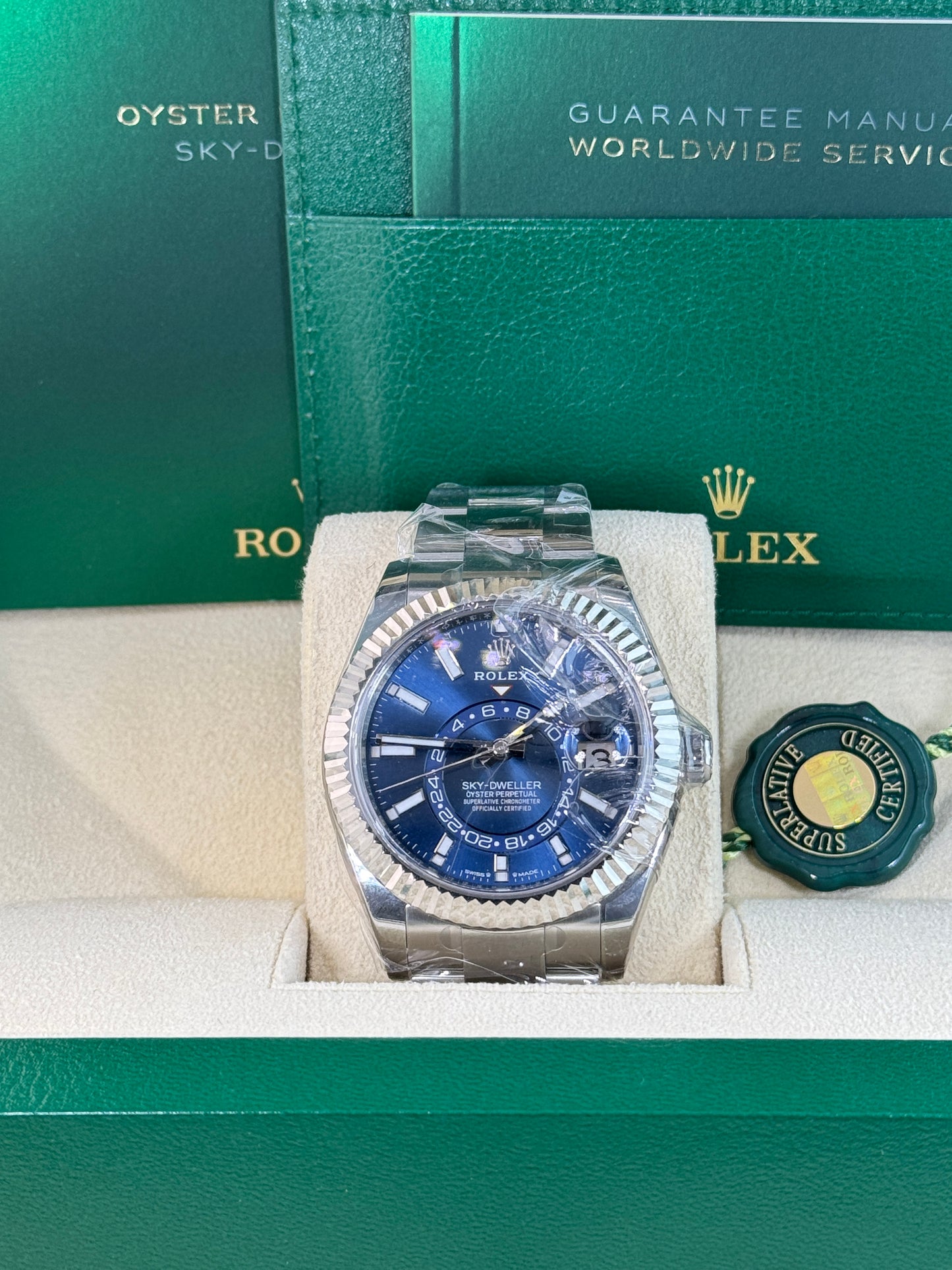 2025 Rolex Sky-Dweller with a Blue Dial