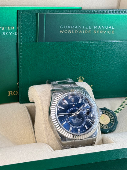 2025 Rolex Sky-Dweller with a Blue Dial