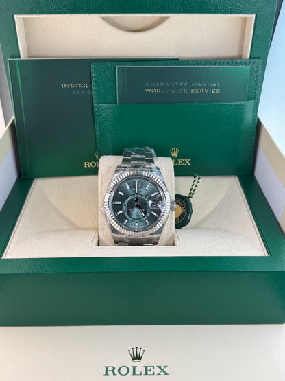 2025 Rolex Sky-Dweller Green Oyster